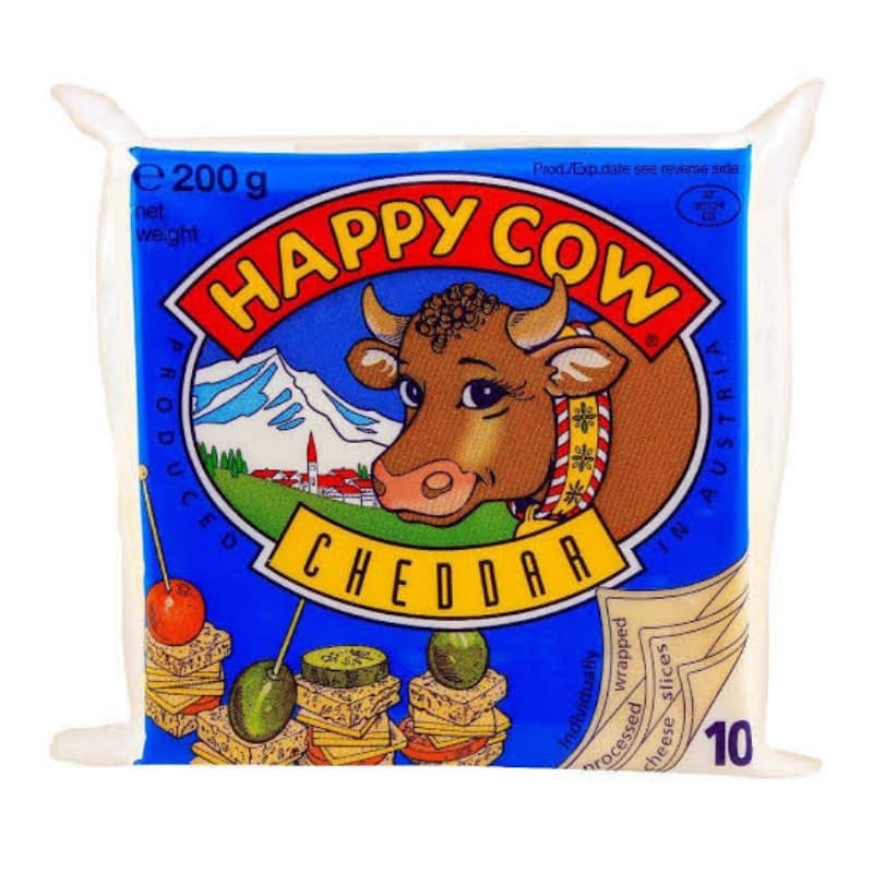 Happy Cow Cheddar cheese